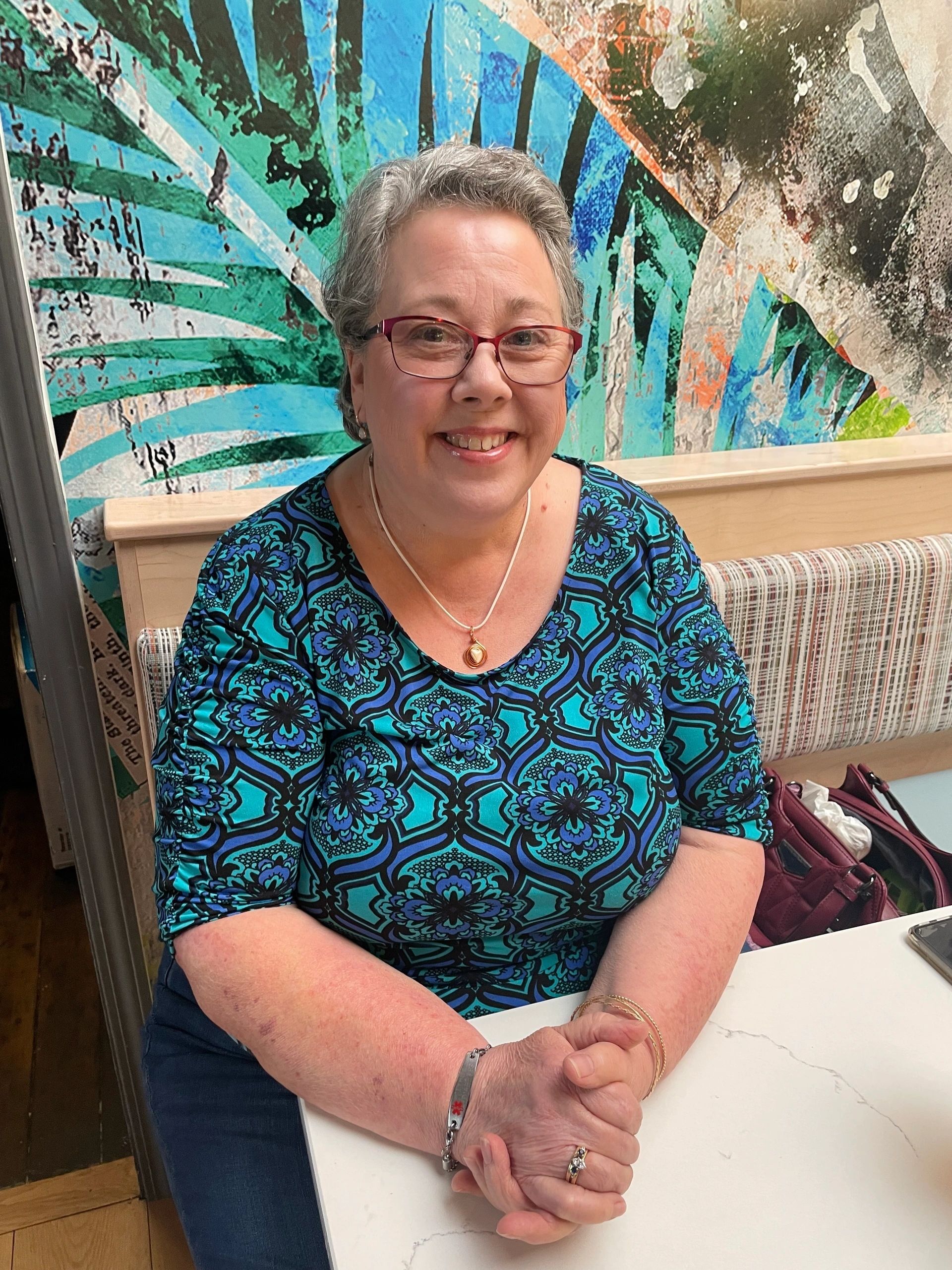 Noreen Simon is about to celebrate her birthday for only the 17th time (photo by Bill Doyle)