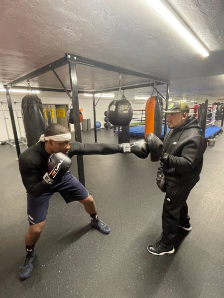 Pro boxer’s motivation extends beyond gym at alternative school