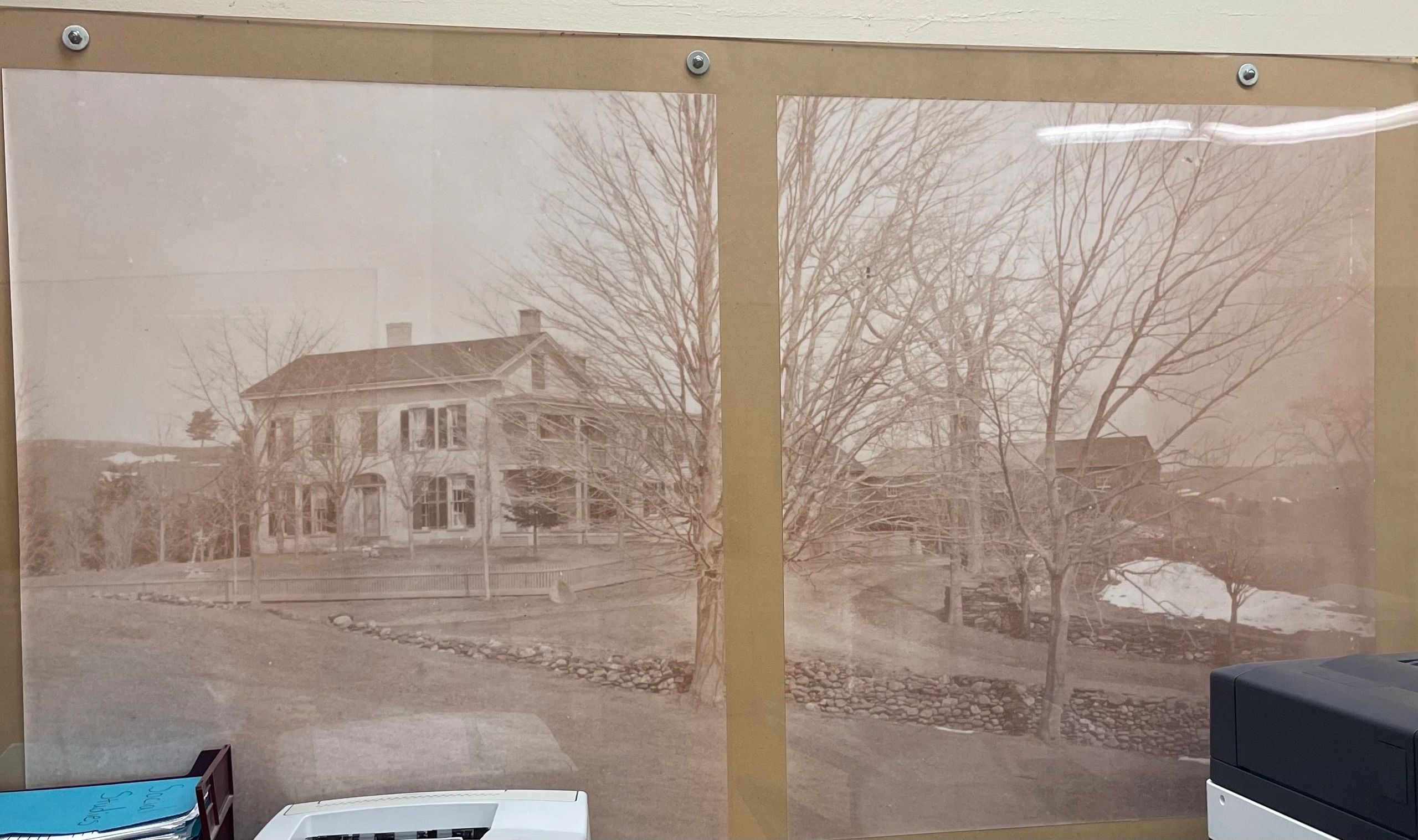 This is what Liberty Farm looked like in Abby KelleyView from the third floor of Abby Kelley Foster charter elementary school, looking at the Abby Kelley Foster home during her time (photo submitted)