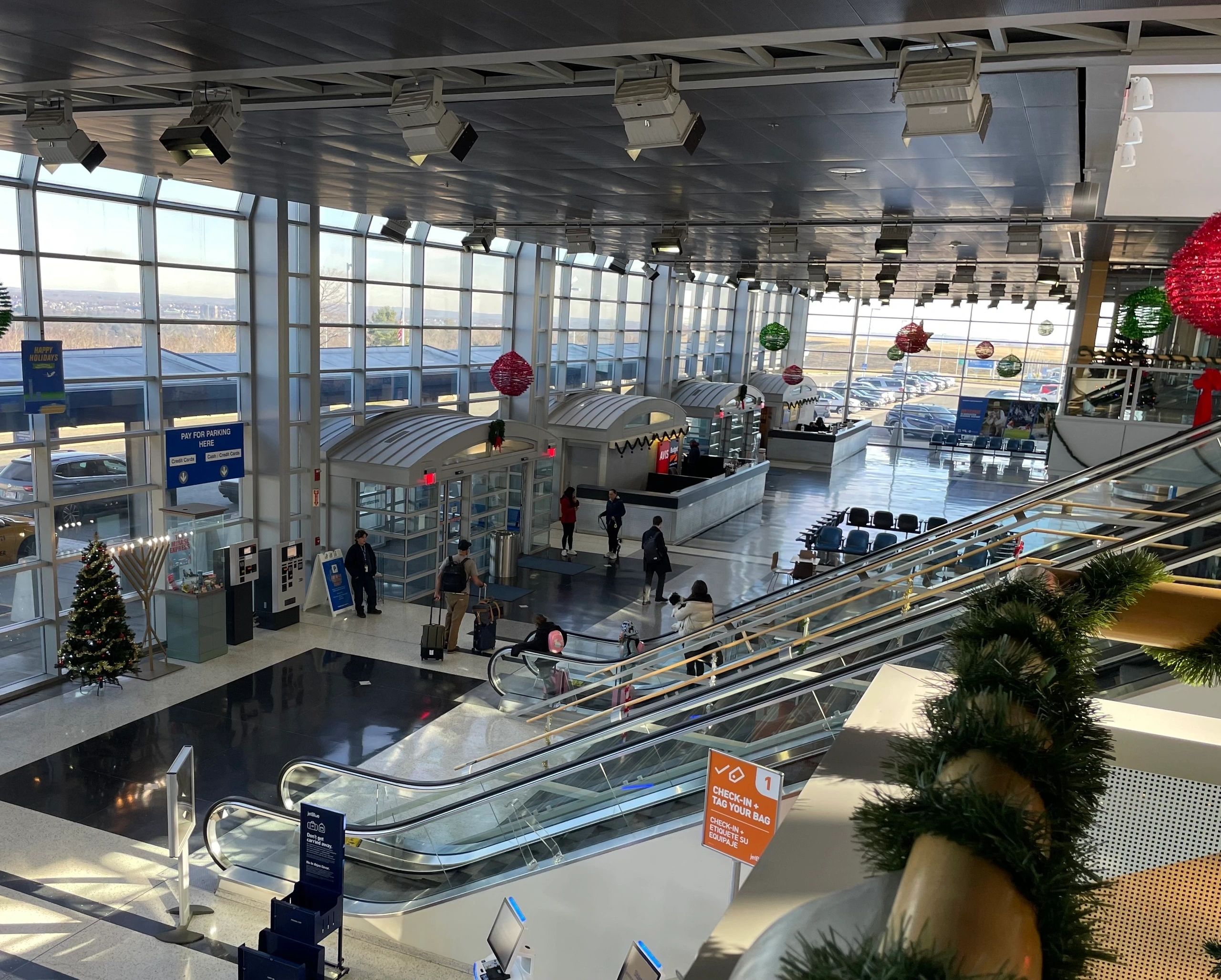 Another advantage, travelers said, is the convenience of the parking, which is only $7 a day, with the first 24 hours free (photo by Christine Quirk)