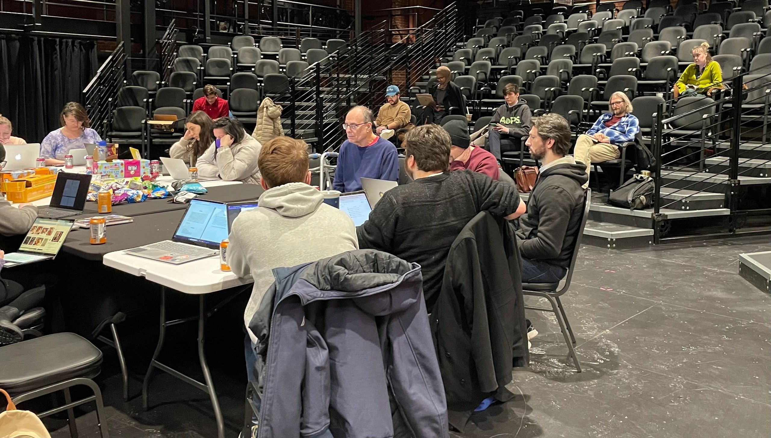 The Worcester Writers' Collective meets every Tuesday at the JMAC (photo by Christine Quirk)