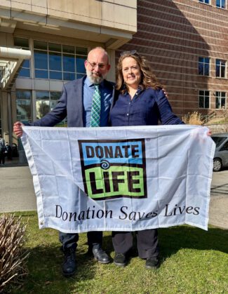 Keith Baldinger and his wife