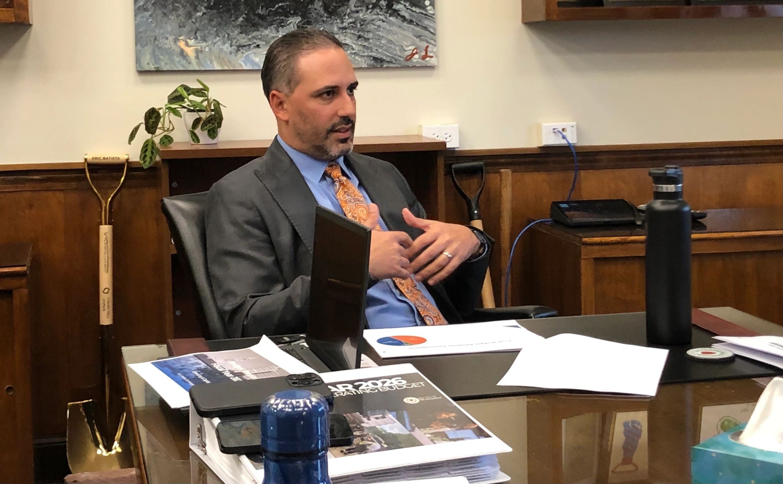 City Manager Eric Batista said the remaining $31 million of ARPA funds need to be spent by the end of the year (photo credit: Charlene Arsenault)