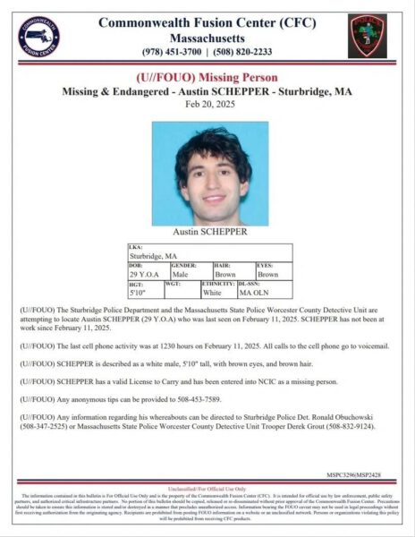 Authorities searching for missing Sturbridge man