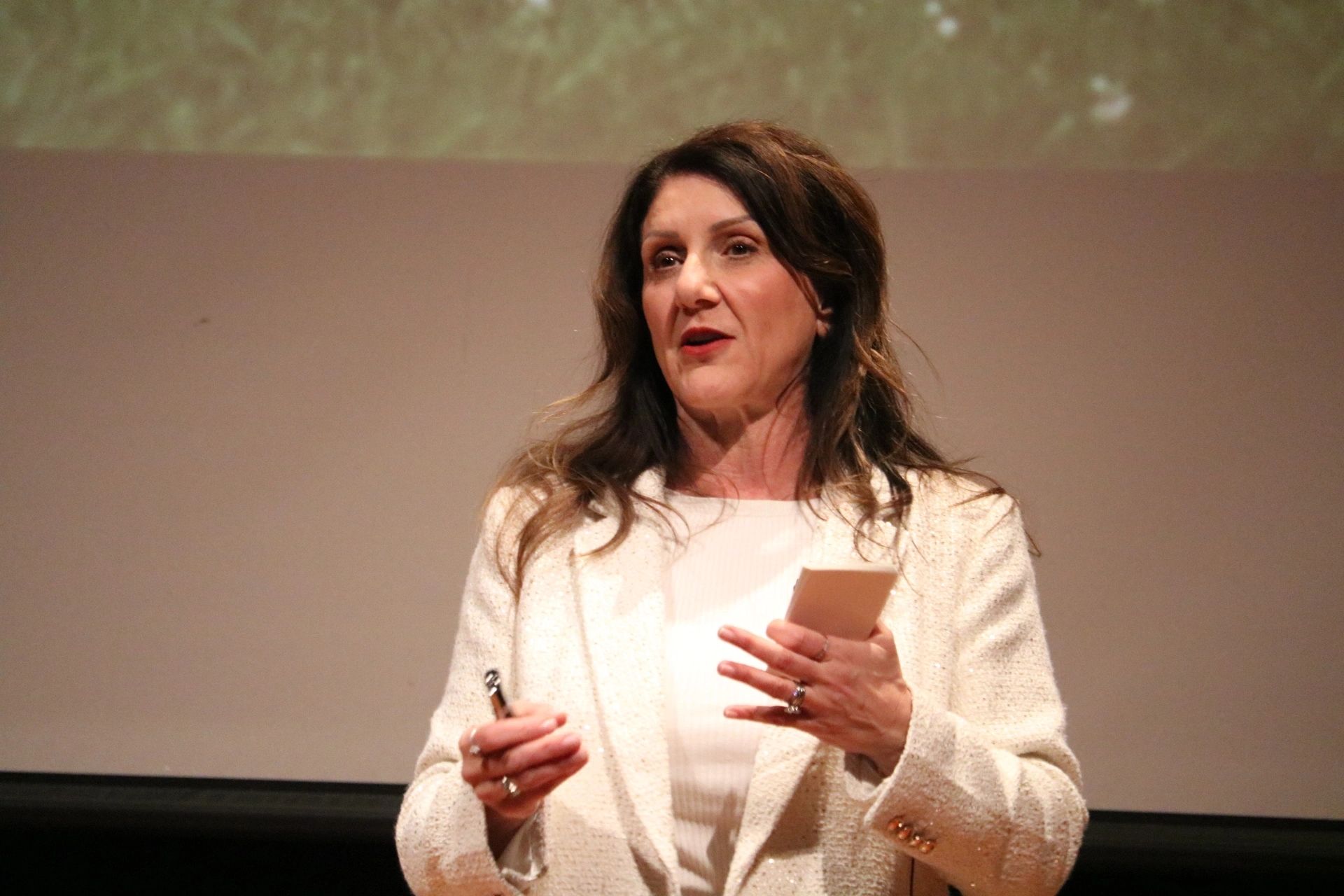 Superintendent Dr. Rachel Monárrez talked about the WPS's strategic plan (photo by Matt Olszewski)