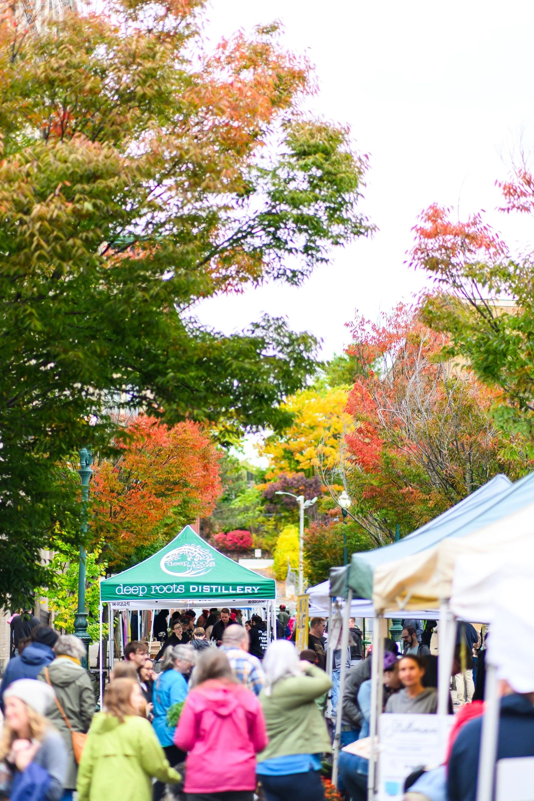 Market on Exchange, Held October 13, 2024 – Saw hundreds of visitors despite poor weather (photo courtesy)