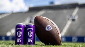 Football and beer have always paired well (photo courtesy College of the Holy Cross)
