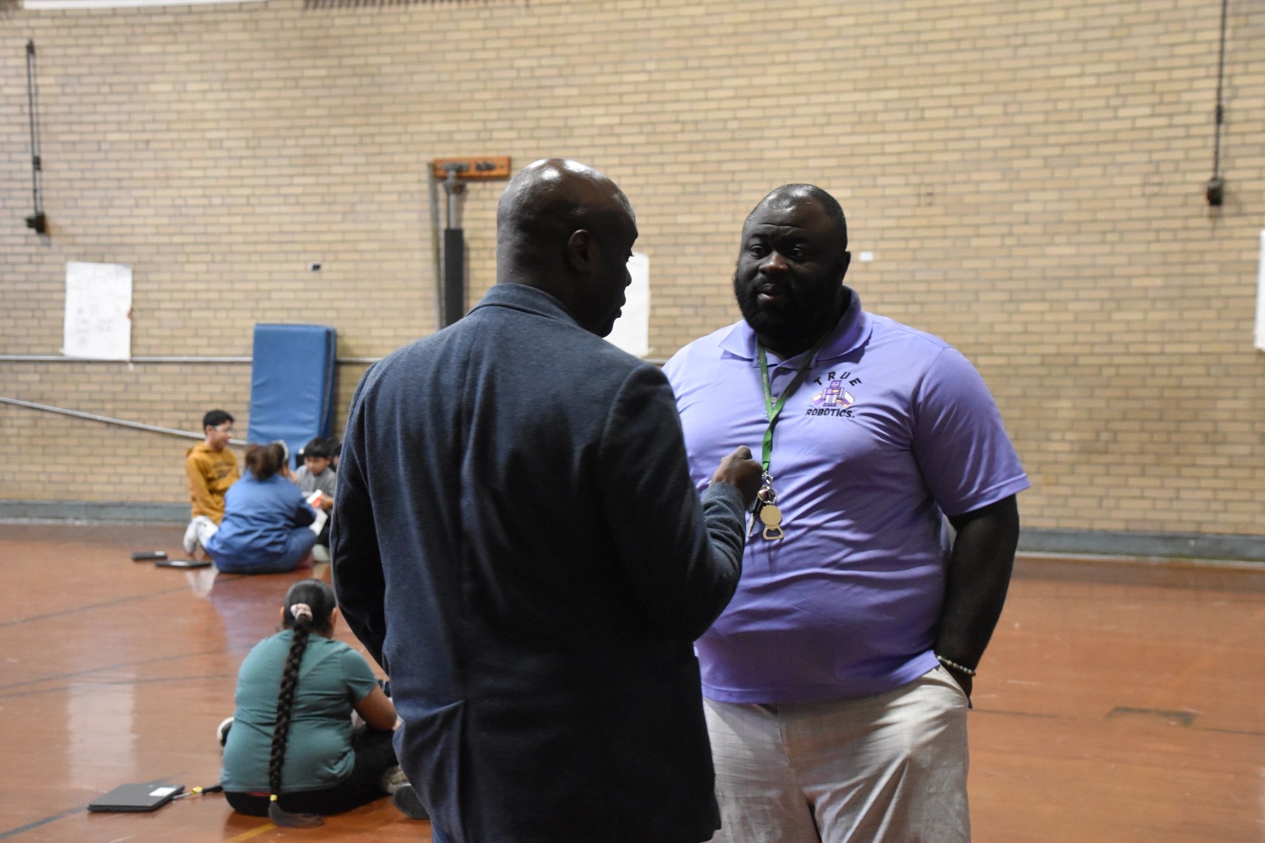 Vernon School Principal Craig Dottin and VP Kwasi Acheampong (photo submitted)