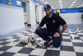 QCC’s new community resource dog