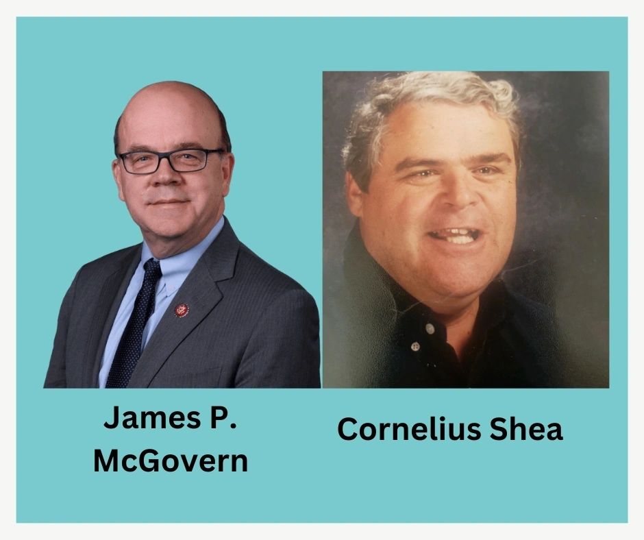 Cornelius Shea is challenging longtime incumbent James P. McGovern for a seat in Congress