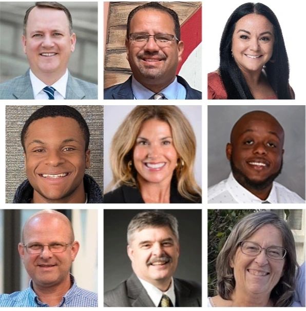 Top row: Timothy P. Murray