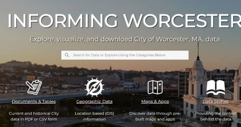 City revamps its open data portal, Informing Worcester