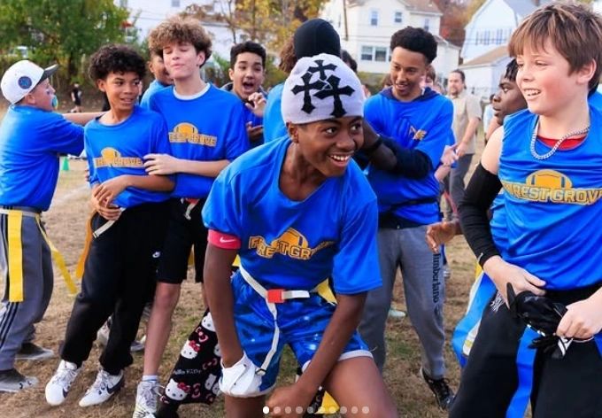 WPS already offers co-ed flag football, but proponents hope to bring the sport to the high school level (photo by Worcester Public Schools)