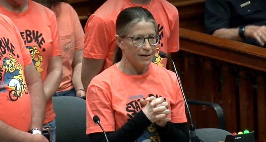 Karin Valentine Goins penned the Bike Month resolution