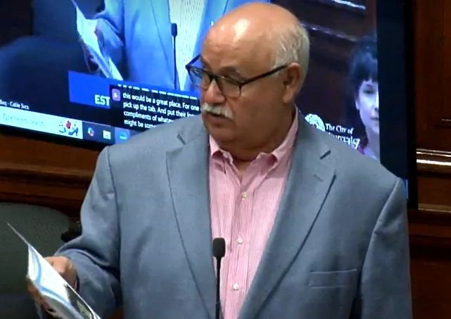 Councilor George Russell stressed that there's a great opportunity to align with local colleges and other institutions in terms of advertising and raising revenue through bin sponsorship
