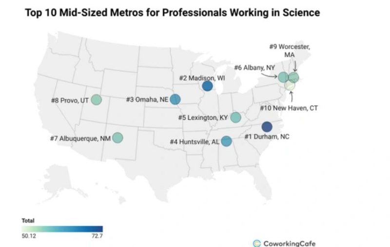 Worcester ranks among top U.S. metros for STEM jobs