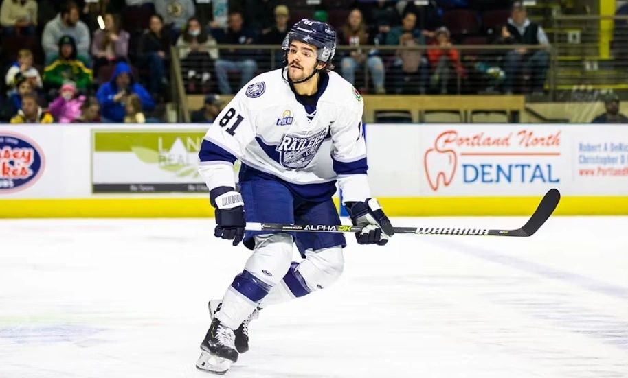 Anthony Repaci is staying with the Railers as team captain (photo credit: ECHL)