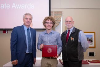 Skyler Kauffman is one of the award-winning students. With Kauffman: left