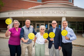 The Coghlin family is this year's proud recipient of the Harvey Ball Smile Award (photo submitted)