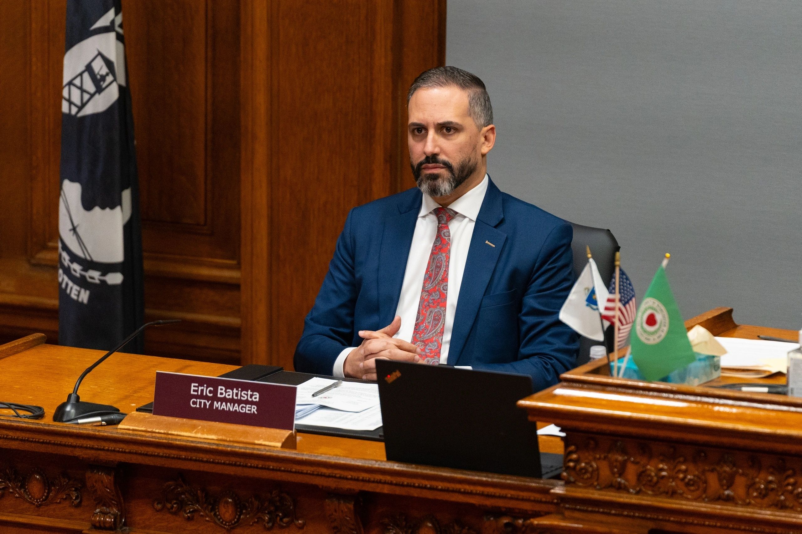 City Manager Eric Batista (photo by Bromly Domingo/the Worcester Guardian)
