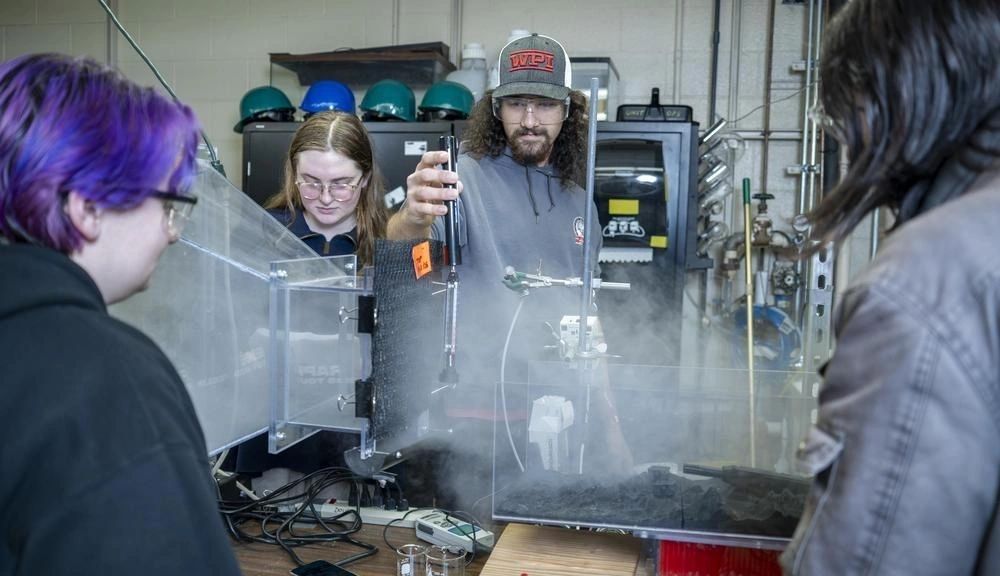 WPI is known nationally for its undergraduate research work (photo via WPI)