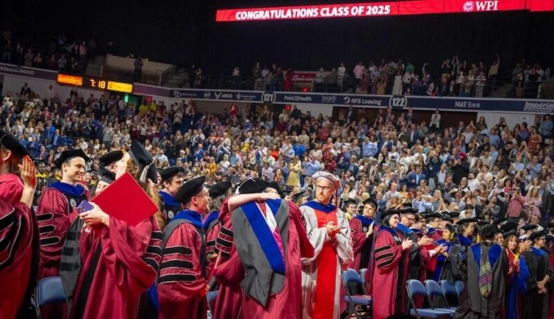 WPI sends off 1,200 grads with denim, data, and message to lead
