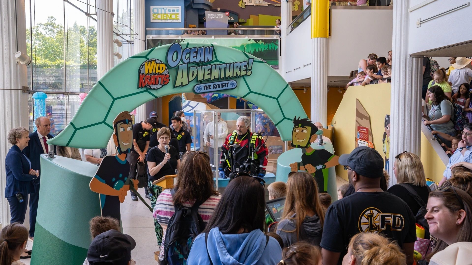 The Ocean Adventure! exhibit will be up through September at the EcoTarium