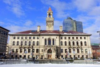 Worcester City Hall (photo via Wikimedia Commons)