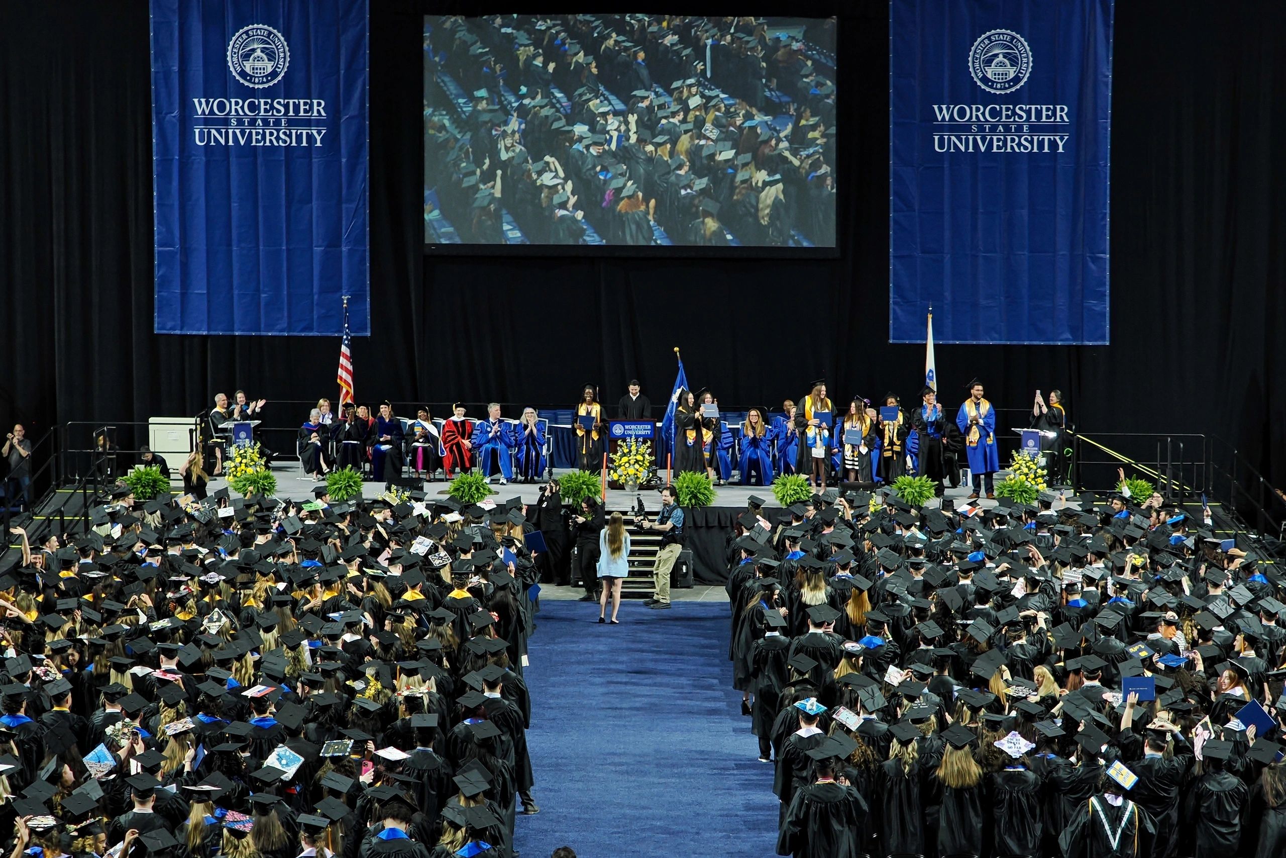 Worcester State University celebrated its 149th commencement over the weekend, honoring 887 graduates (photo submitted)