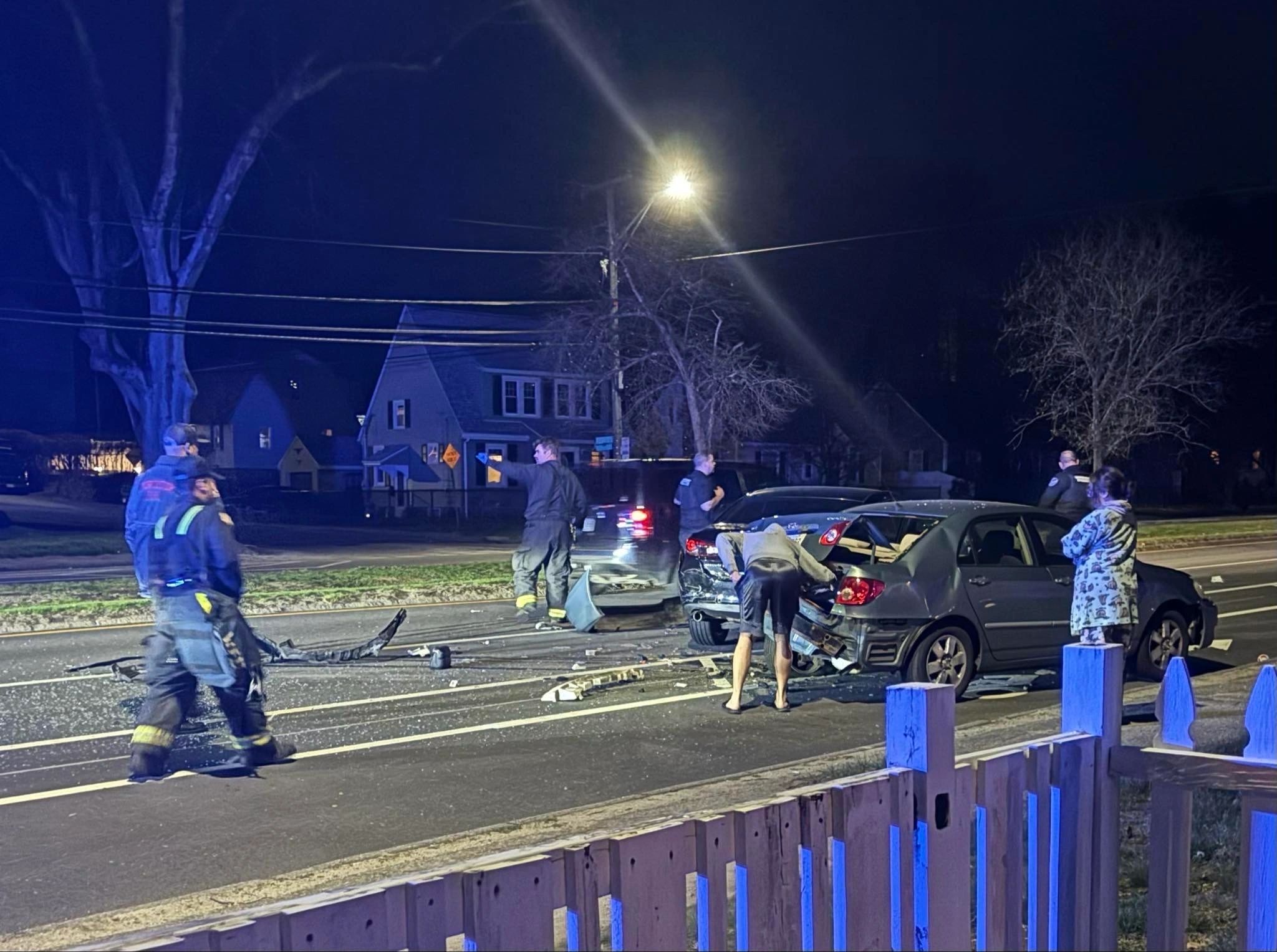 Worcester resident Kristine LaPointe witnessed a fatal crash on Mill Street in February that involved two parked cars owned by her (photo submitted by LaPointe)