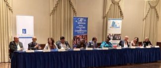 At-large city council candidates debate at Mechanics Hall (photo by Rod Lee)