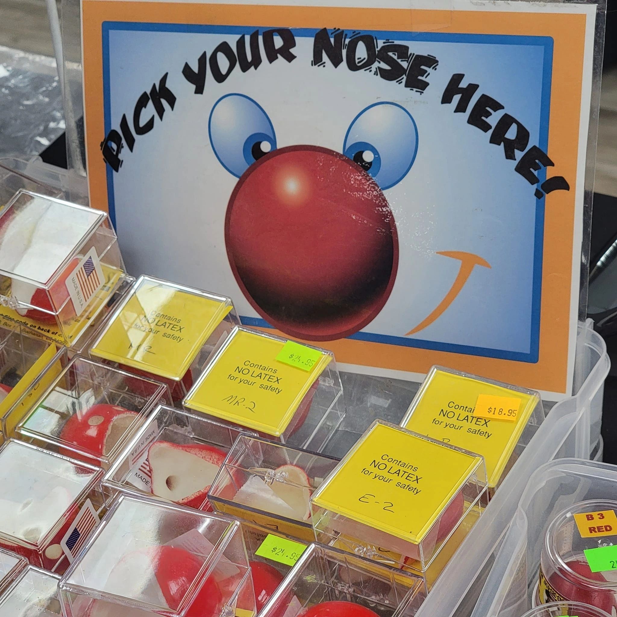 A clown's nose is important, too (photo by Kristy Collins)