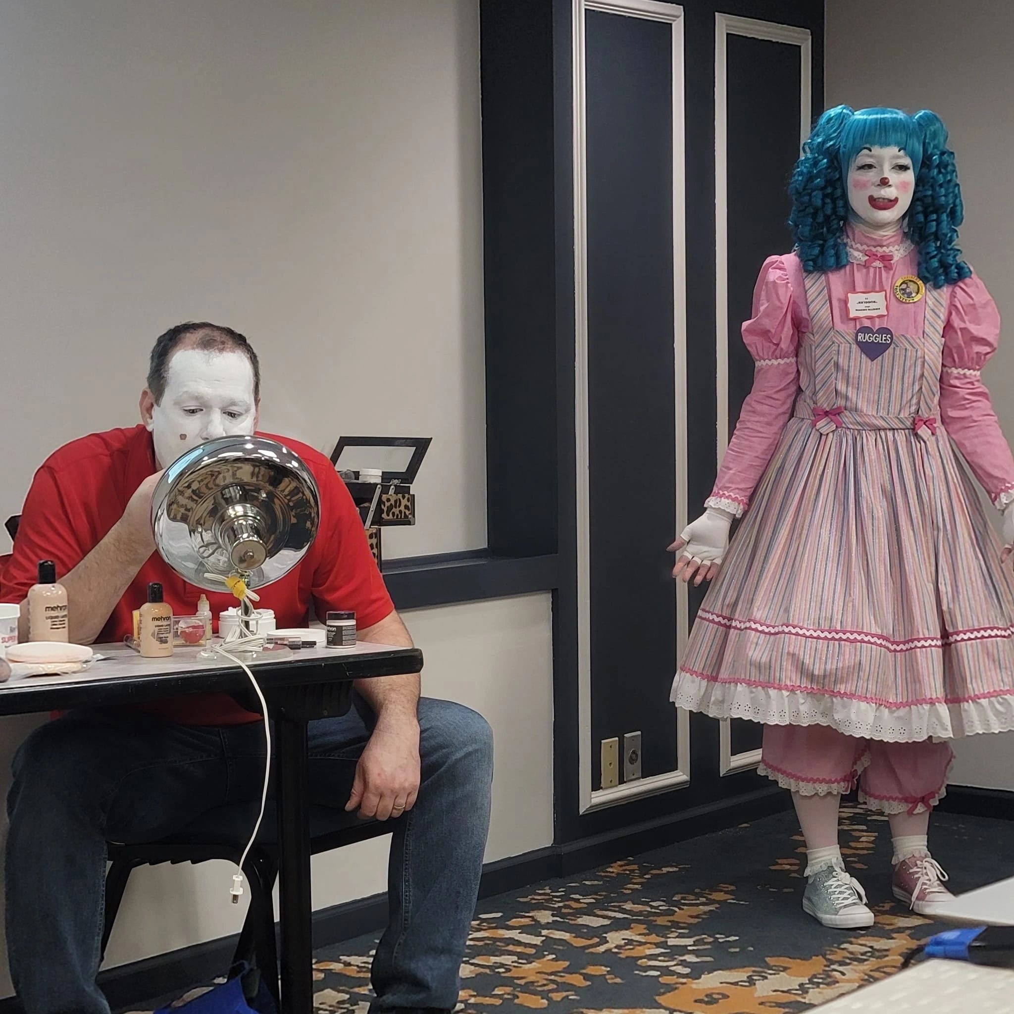 Class members at the Northeast Clown Institute (photo by Kristy Collins)
