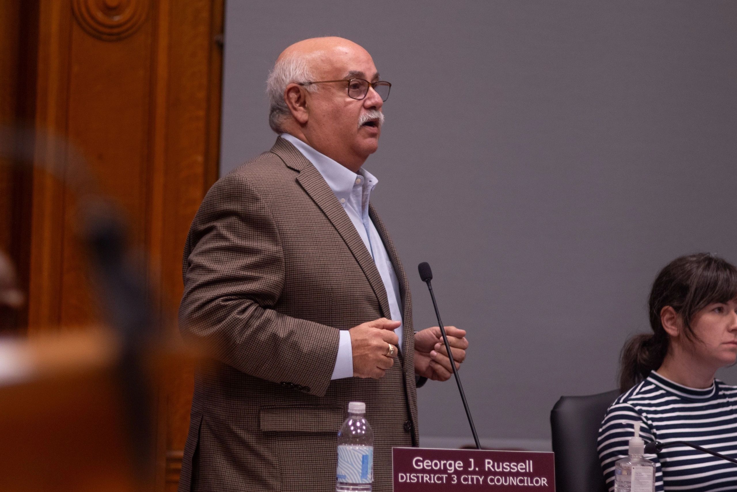 "Heads need to roll," said Councilor George Russell (photo by Steve Smith)