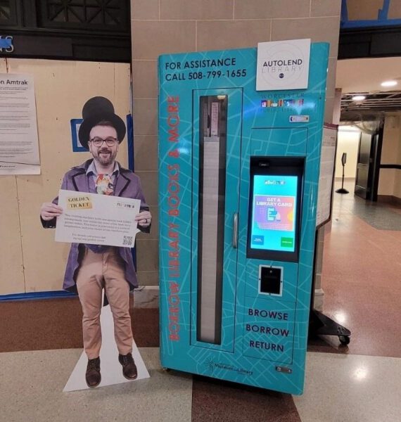 Golden tickets to be found in Worcester library vending machines