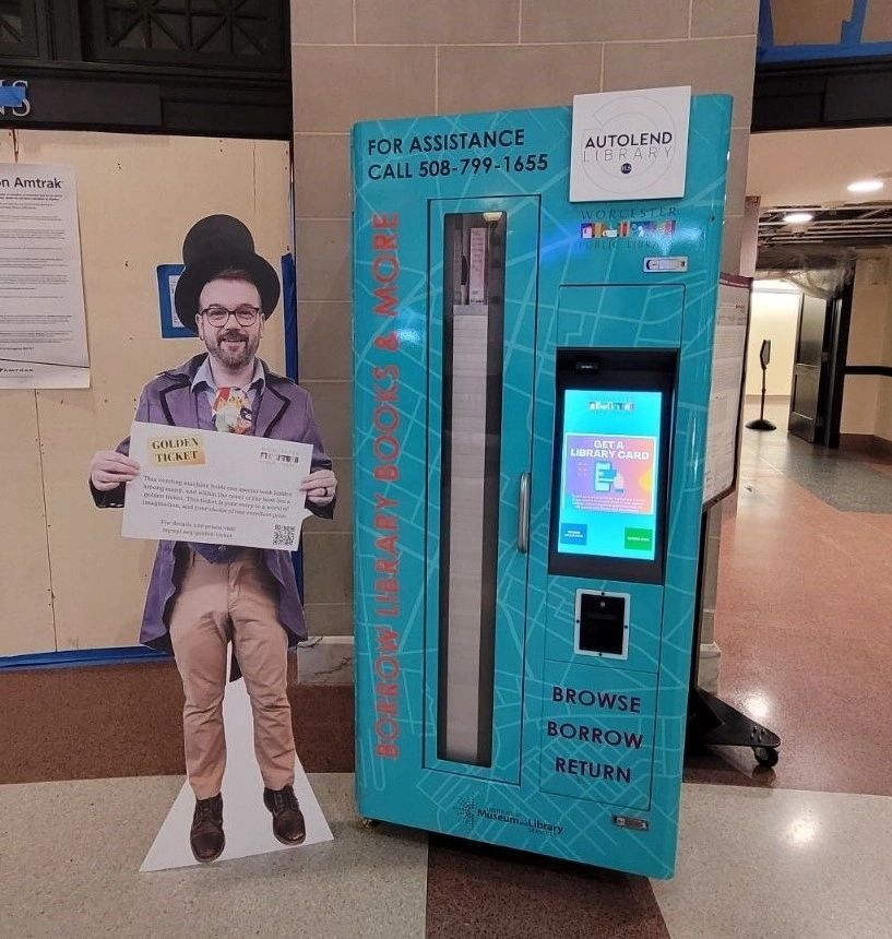 There's a "golden ticket" in each of the three WPL vending machines (photo via WPL)