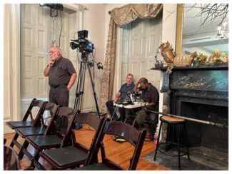 Preservation Worcester's "Life and Times of Andrew Haswell Green" was filmed by C-SPAN (Photo by Pat Glennon)