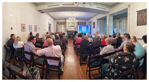 More than 80 attended the event, filmed by C-SPAN (Photo by Pat Glennon)
