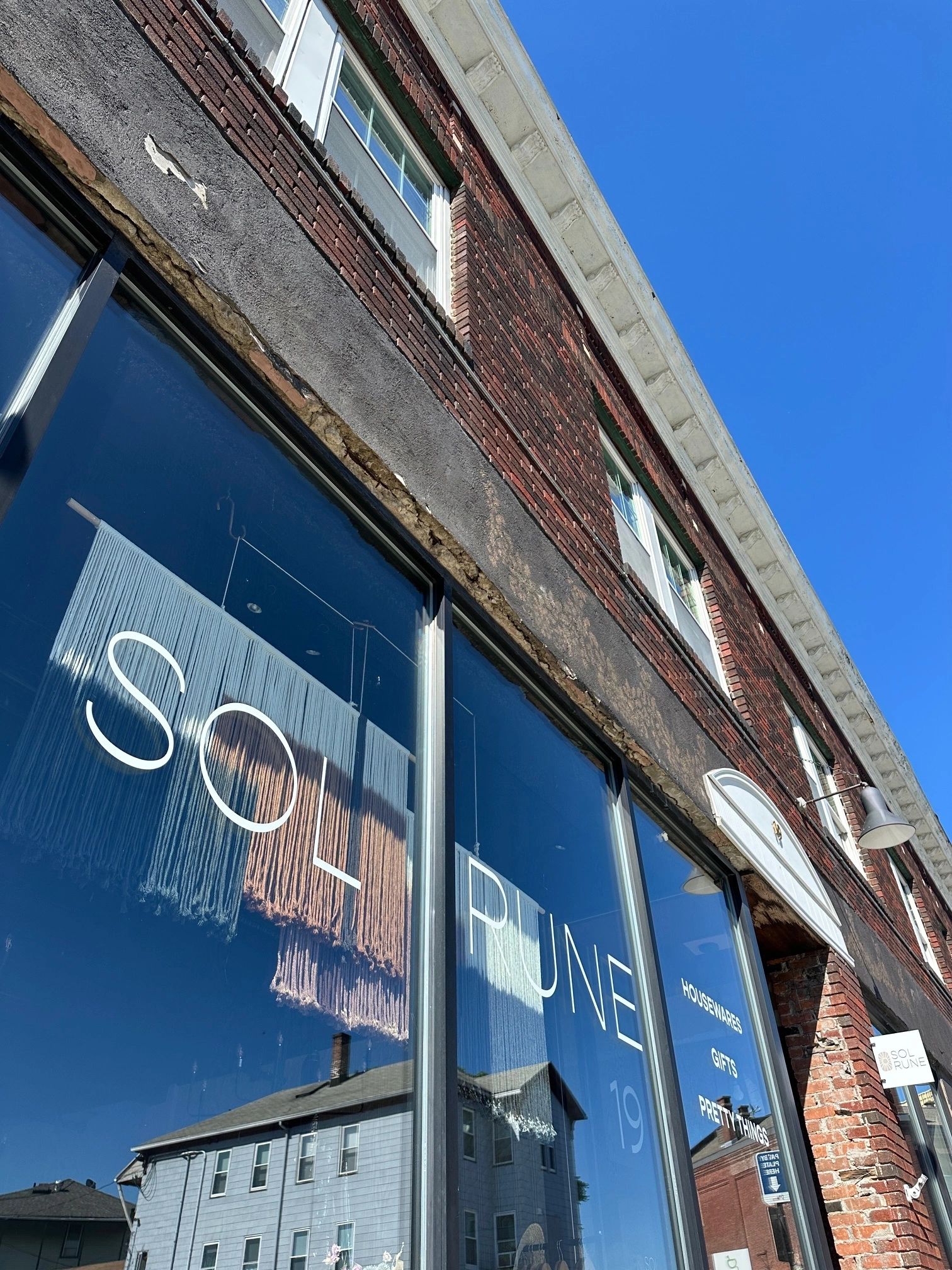 The store front sits where Birch Alley once was on Harrison Street (photo courtesy)