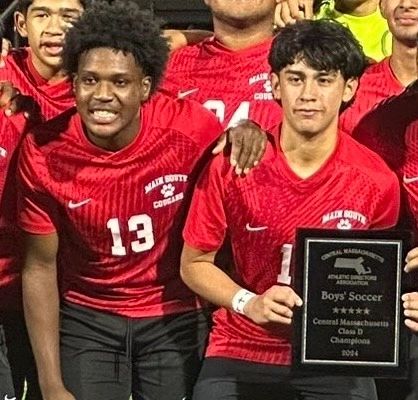 Seniors King Tyrese Odamtten (left) and Kevyn Urias (right) have combined for 45 goals and 57 points this season