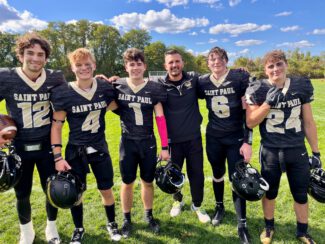 (Left to right): Senior captains John Walsh-Karam