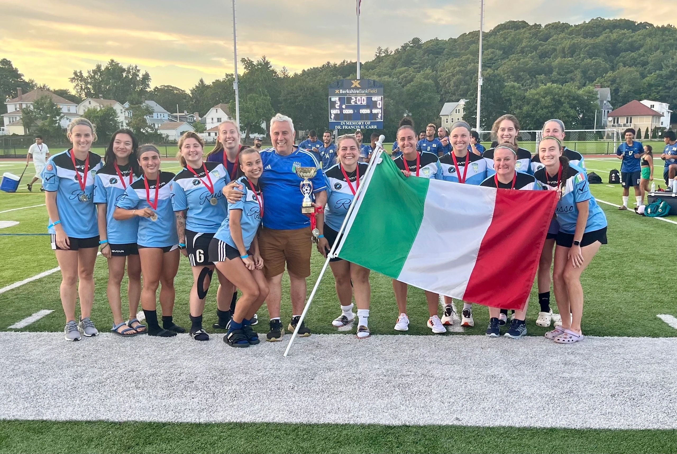 Italy - 2024 Worcester World Cup women's champions (photo by Mike Vigneux)