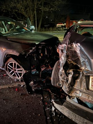 Accident on Mill Street earlier in 2024 (photo courtesy)