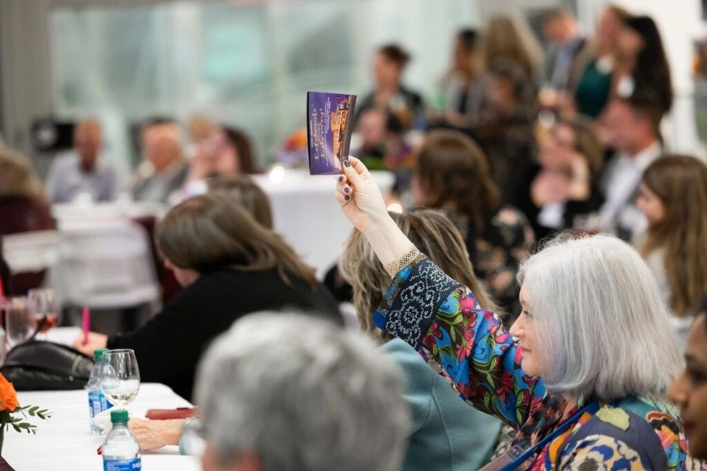 The event also includes a fund-a-need auction (photo via WPL)