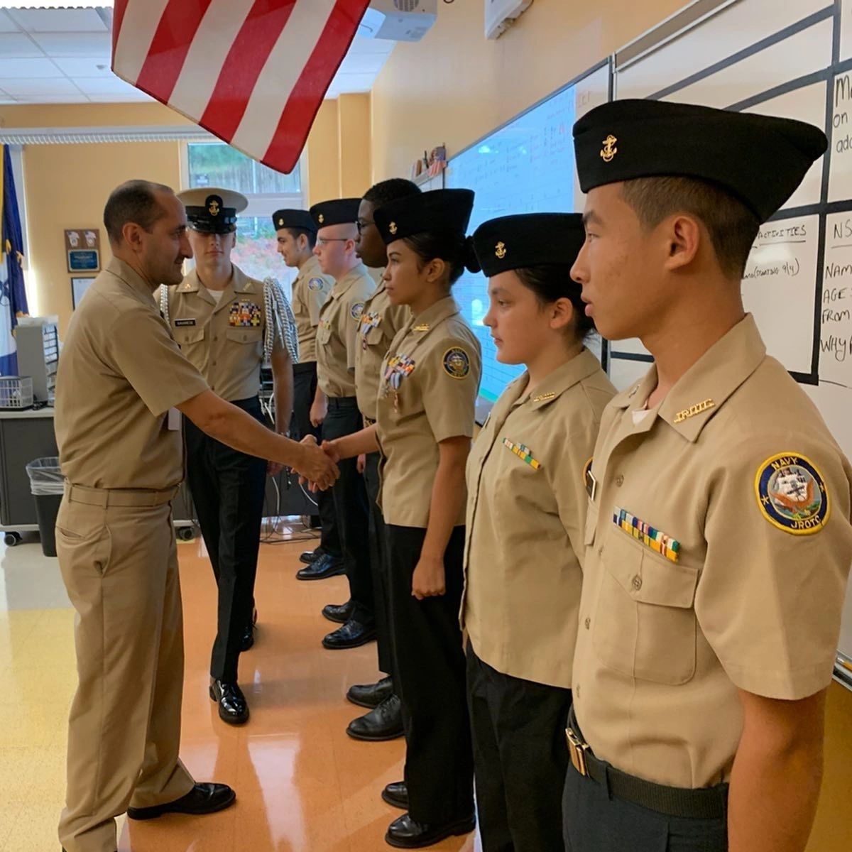 There is currently a Navy JROTC unit at North High School (photo credit: North High JROTC)