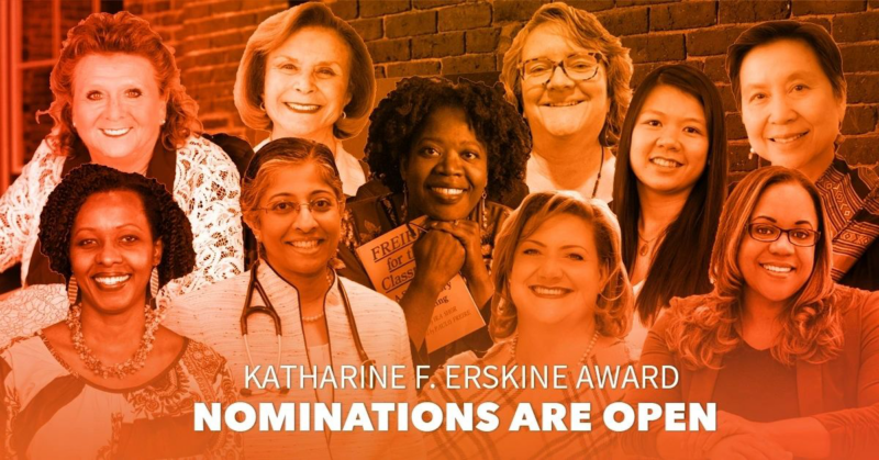 YWCA seeks nominations for 2025 Erskine Awards