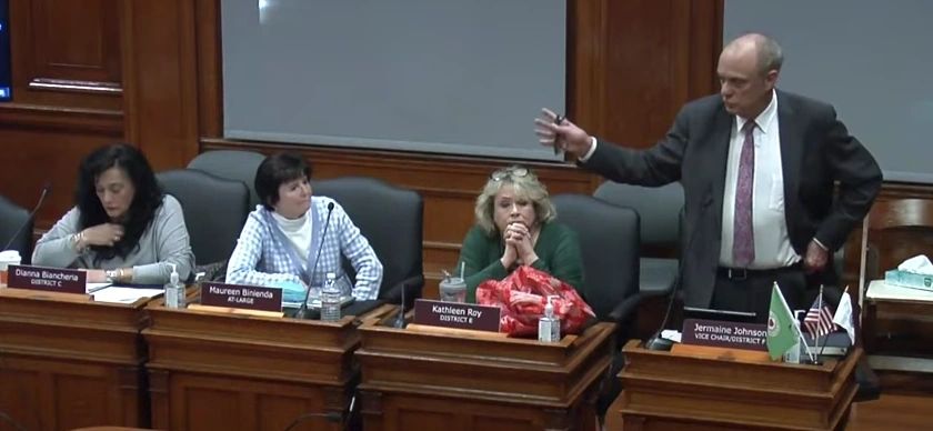 Mayor Joe Petty told the school committee "I think that as a community we need to track this"
