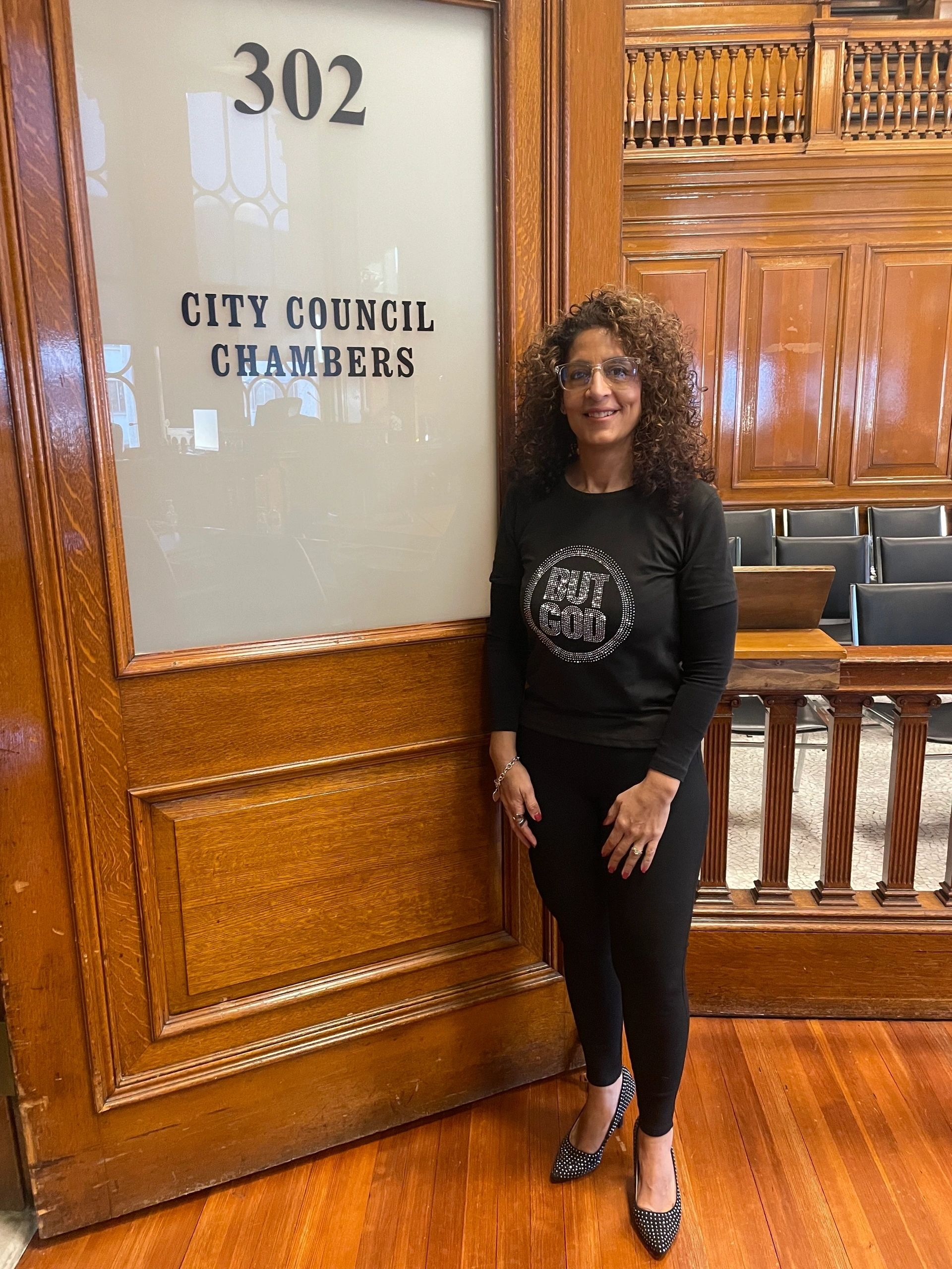 Sarai Rivera helped revive South Worcester Industrial Park, which is now home to five thriving businesses, including Table Talk Pies and Absolute Machinery (photo by Bill Doyle)