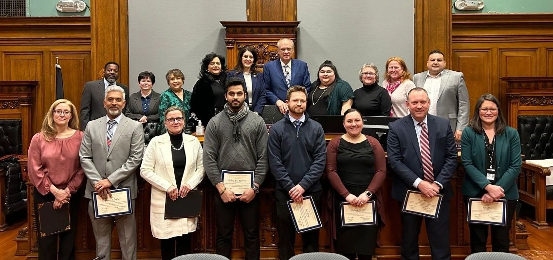 The Worcester Public Schools’ Budget Office were praised at the school committee meeting for receiving the 2023-2024 Meritorious Budget Award from the Association of School Business Officials – for the eleventh year in a row (photo via WPS)