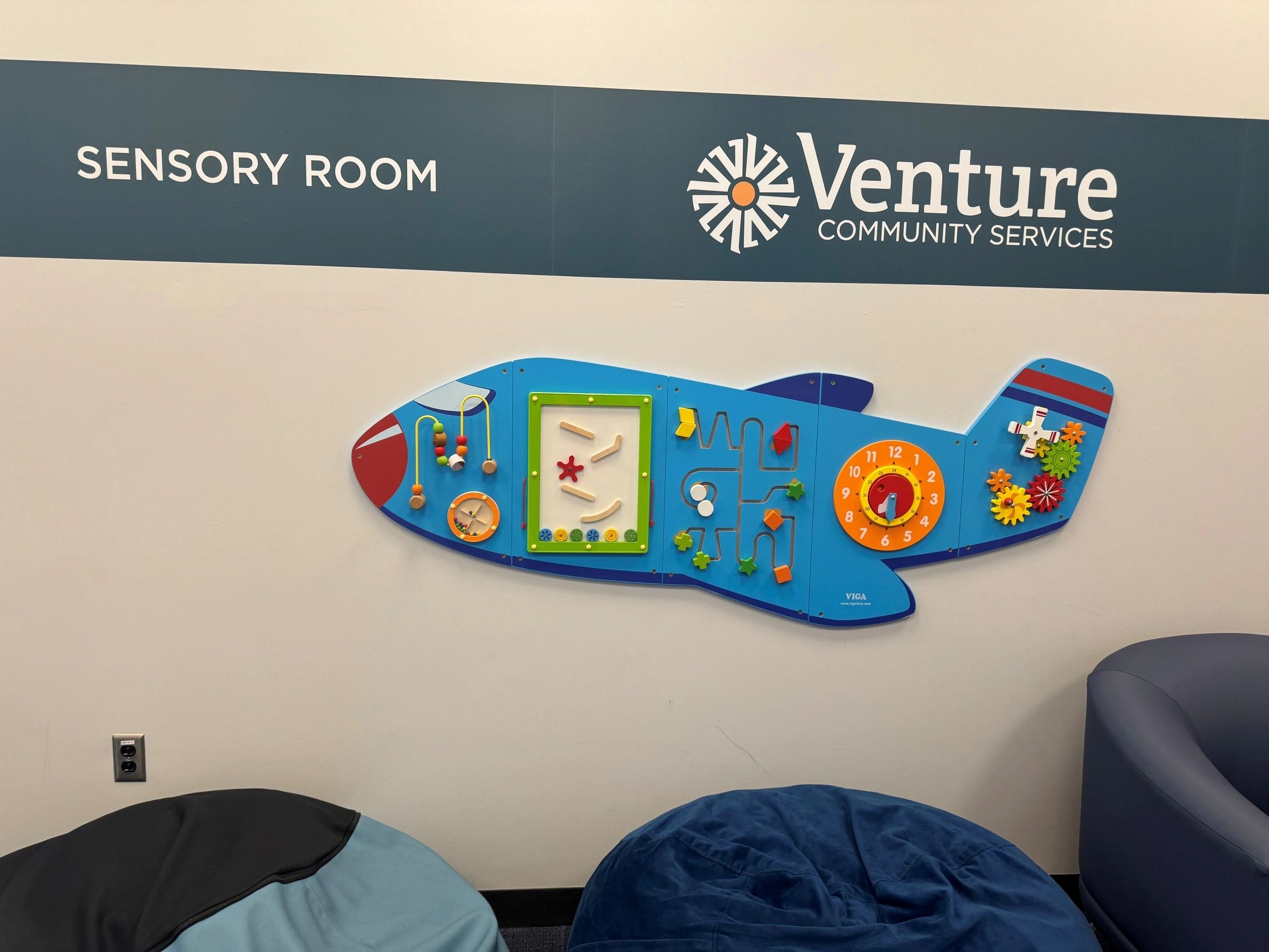 Venture's Mike Hyland called the sensory-friendly space at Polar Park a “difference maker” for many families, noting that for some, it’s the difference between being able to attend a game or not (photo courtesy)